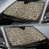 Leopard Gray Skin Car Auto Sun Shades 211701