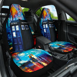 Tardis Telephone Doctor Who Car Seat Covers Amazing 212501