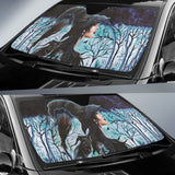 Witch Black Cat Car Auto Sun Shades 212201