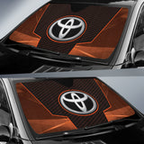 Amazing Stylist Top Quality Toyota Orange Car Auto Sun Shades 210302