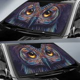 Hypnotic Owl Eyes with Vivid Textures Car Auto Sun Shades 211402