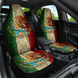 Coat of Arms Mexico Flag Flower Car Seat Covers 210202