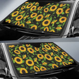Sunflowers Pattern Car Auto Sun Shades 212901