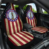 Nation Guard Car Seat Covers American Flag 210502