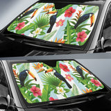 Hibicus Toucan Forest Car Auto Sun Shades 212401