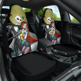 Jack Skellington Black Minimalist Style Nightmare Before Christmas Pattern Car Seat Cover 210101