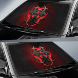 Biohazard Red Grunge Color Splash Car Auto Sun Shades 212101