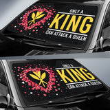 Hawaiian Kanaka Maoli Valentine King Car Auto Sun Shades 212301