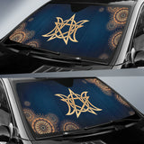 Triple Moon Mandala Car Auto Sun Shades 210402