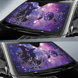 Witch Black Cat Glalaxy Car Auto Sun Shades 212201