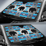 Blue Bear Midnight Lake Car Auto Sun Shades 212301