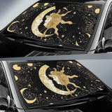 Sun Moon Yellow Magical Car Auto Sun Shades Style 2 210402