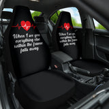 Compliment Quote When I See You, Everything Else Within The Frame Falls Away Car Seat Covers Style 2 213101