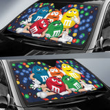 Amazing Gift Idea M&M Colorful Car Auto Sun Shades 210101