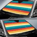 Retro Line Colorful Car Auto Sun Shades 210202