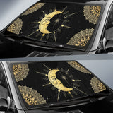 Sun Moon Yellow Magical Car Auto Sun Shades 210402