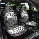 Jeep Offroad Car Seat Cover Tungsten White Stones Style 1 210102