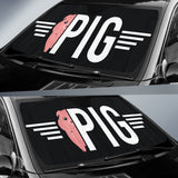 Best Gift Ideas Pig Car Auto Sun Shades 212201