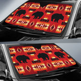 Seven Tribes Red Bear Car Auto Sun Shades 212301