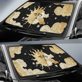 Sun Moon Yellow Magical Car Auto Sun Shades Style 1 210402