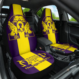 African Omega Psi Phi Car Seat Covers Bulldog Style 212401
