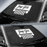 Jeep Girl Car Auto Sun Shades Alligator Black 213101