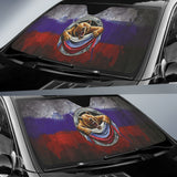 Russia Flag Angry Bear Amazing Decor Gift Present Car Auto Sun Shades 212801