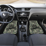 Jeep Offroad Car Floor Mats Camouflage Woodland Style 2 212801