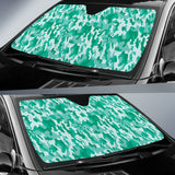 Cool Mint Green Camo Car Auto Sun Shades 211501