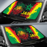 Rastafari Lion Jah Bless Car Auto Sun Shades 211801