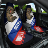 Russia Flag Fury Bear Amazing Decor Gift Idea Car Seat Covers 212801