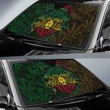 Jamaica and Rasta Lion Car Auto Sun Shades 211701