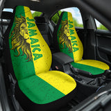Jamaica Lion Car Seat Covers Flag Version Amazing 211701