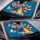 Amazing Gift Idea M&M Members Car Auto Sun Shades 210101