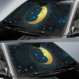 Sun Moon Magical Galaxy Car Auto Sun Shades 210402