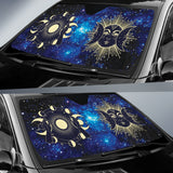 Triple Moon Galaxy Car Auto Sun Shades 210402