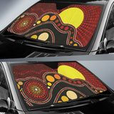 Australia Indigenous Circle Dot Car Auto Sun Shades 212501