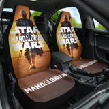 Mandalorian Car Seat Covers Custom Star Wars Car Decoration 212901