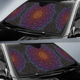 Purple Mandala Circle Car Auto Sun Shades 212401