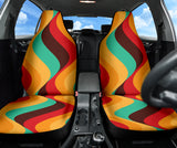 Retro Curve Colorful Car Seat Covers Style 2 210202