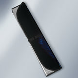 Blue Wolf Eyes Staring from Shadowed Fur Car Auto Sun Shades 211502