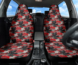 Rose Black Camo Car Auto Seat Covers 212201