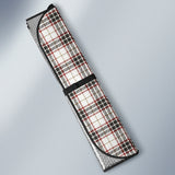 White Plaid Pattern Car Auto Sun Shades 212401