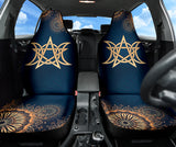 Triple Moon Mandala Car Seat Covers 210402