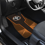 Amazing Stylist Top Quality Toyota Orange Car Floor Mats 210302