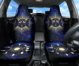 Triple Moon Galaxy Car Seat Covers 210402