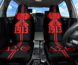 Delta Sigma Theta Elephant Symbol Black Car Auto Seat Covers 212301