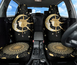 Sun Moon Yellow Magical Car Seat Covers Style 1 210402