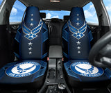 US Air Force Metal Abstract Car Seat Covers 210402