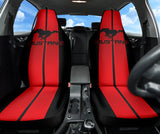 Red Ford Mustang Fastback Muscle Car Seat Covers 210101